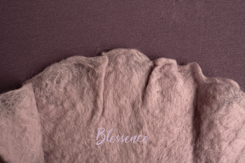 Merino Wool Fluff - Mauve
