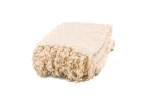 Tassel Blanket - Cream